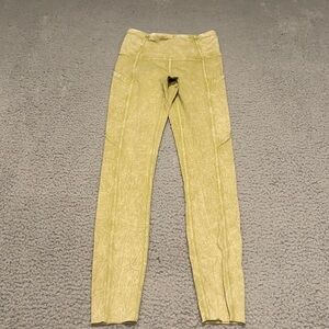 Lululemon Fast and Free High Rise Tight 25" *Ice Dye
Ice Wash Hazel Green size 2